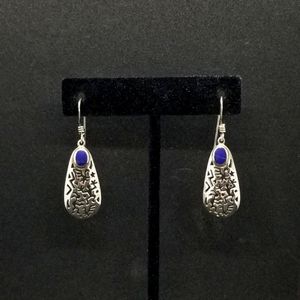 Preciv sterling silver Kokopelli earrings